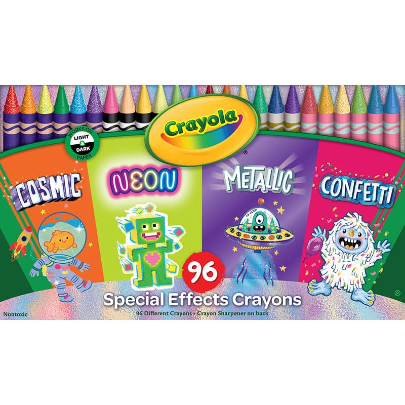 Special Effects Crayons 96 Ct (Pack of 2) - Crayons - Crayola LLC