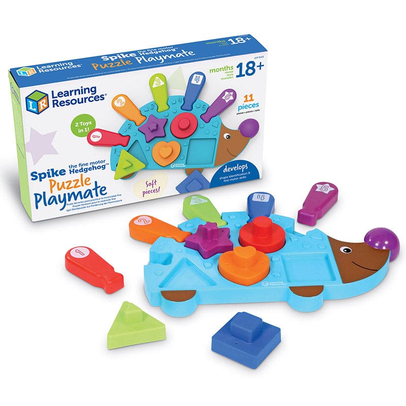 Spike Fine Motor Hedgehog Puzzle Playmate (Pack of 2) - Manipulatives - Learning Resources