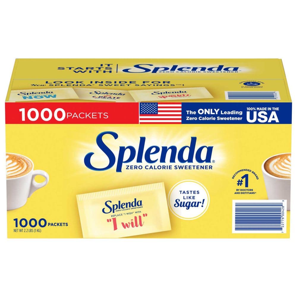 Splenda Zero Calorie Sweetener Packets (1,000 ct.) - Baking Goods - Splenda Zero