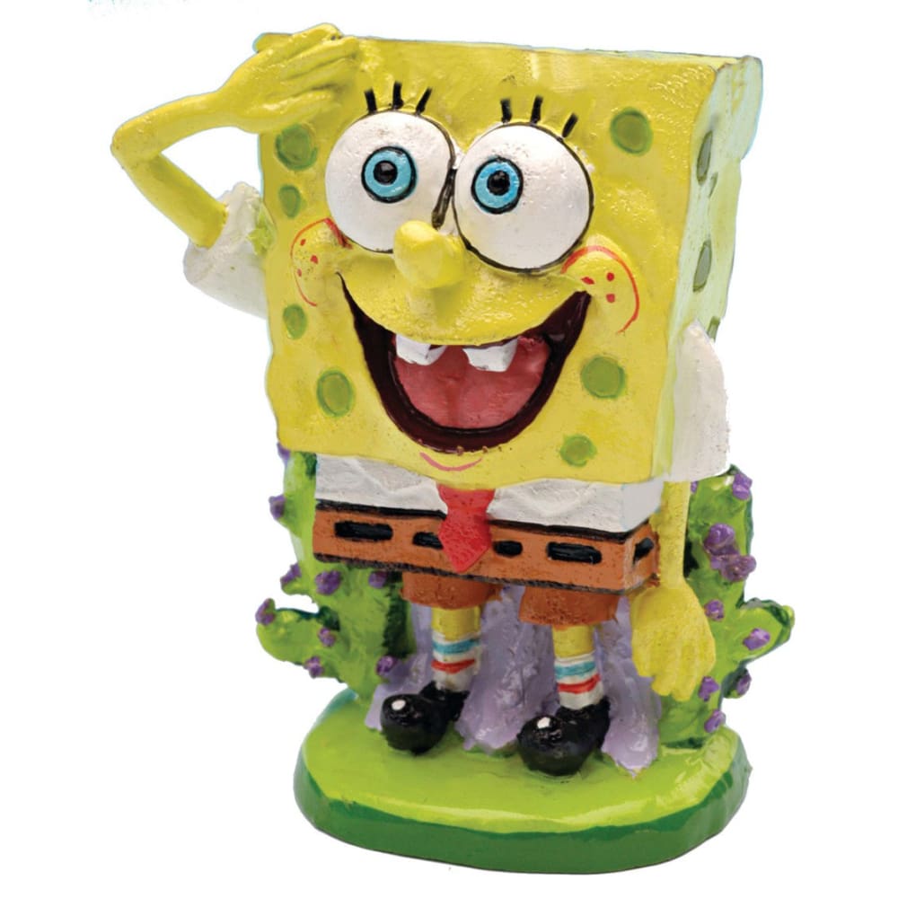 SpongeBob Square Pants Aquarium Ornament Spongebob Multi-Color 2 in Mini - Pet Supplies - SpongeBob
