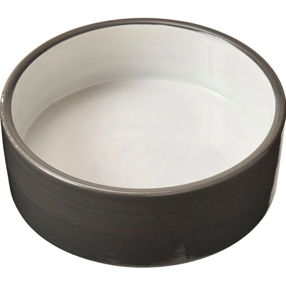 Spot 2Tone Dog Dish Grey; 1ea-5 in - Pet Supplies - Spot