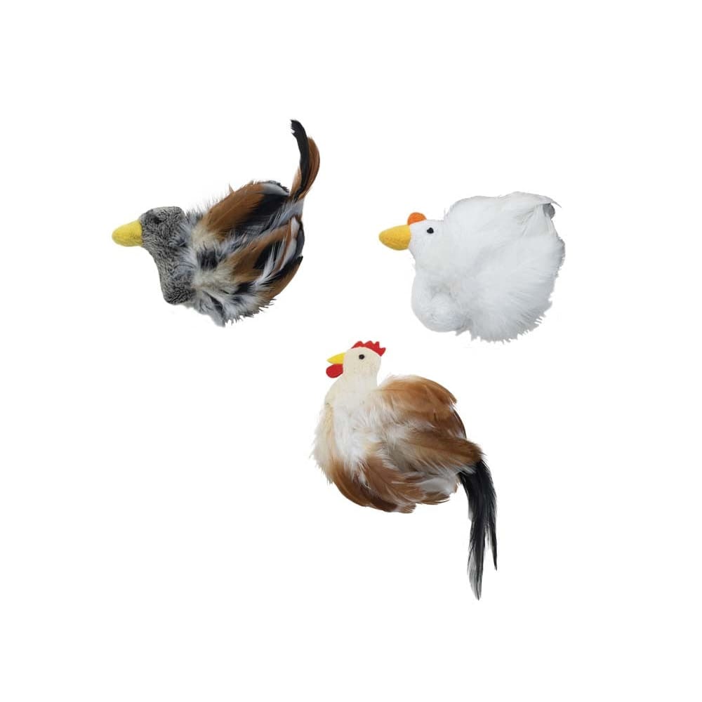 Spot Birds of a Feather Catnip Toy Assorted 6 in - Pet Supplies - Spot