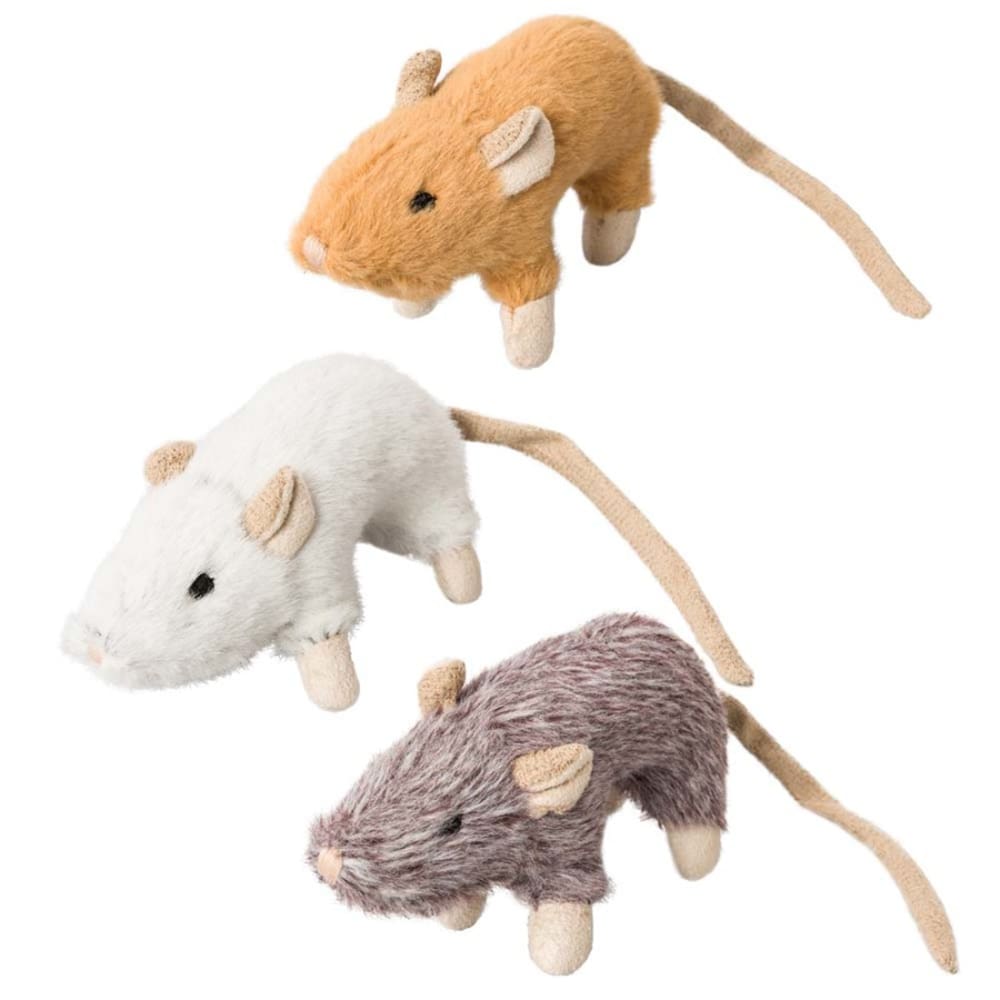 Spot House Mouse Helen Cat Toy with Catnip Assorted 4 in - Pet Supplies - Spot