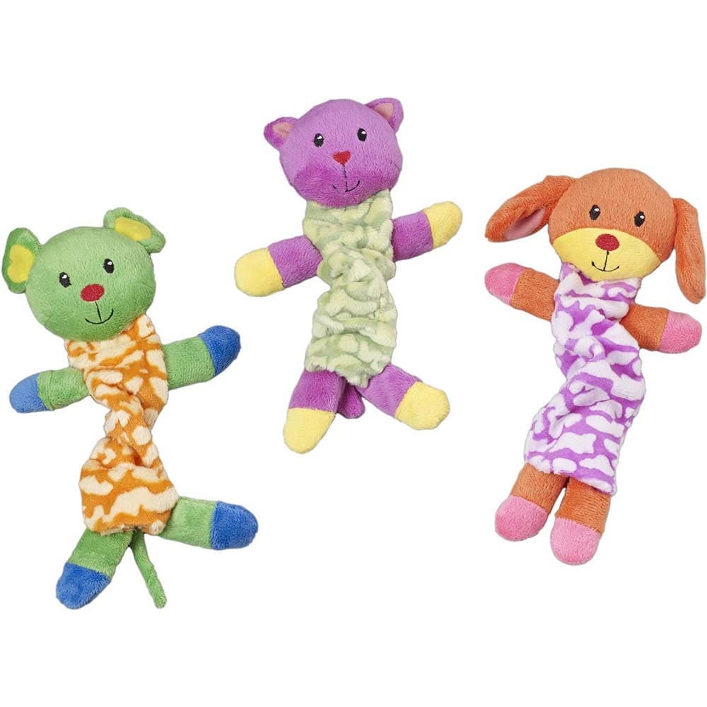 Spot Lil Spots Plush Dog Toy Bungee Assorted 9 in - Pet Supplies - Spot