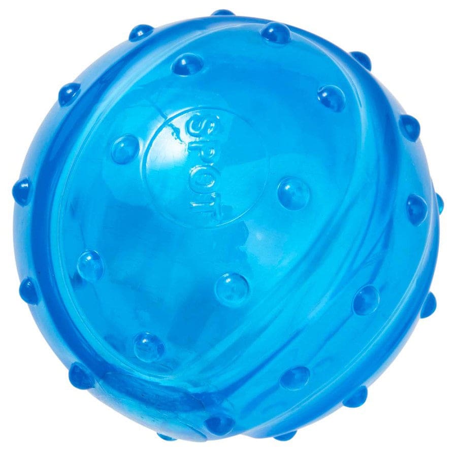 Spot Play Strong Scent-Station Ball Dog Toy Bacon Blue 3.25 in - Pet Supplies - Spot
