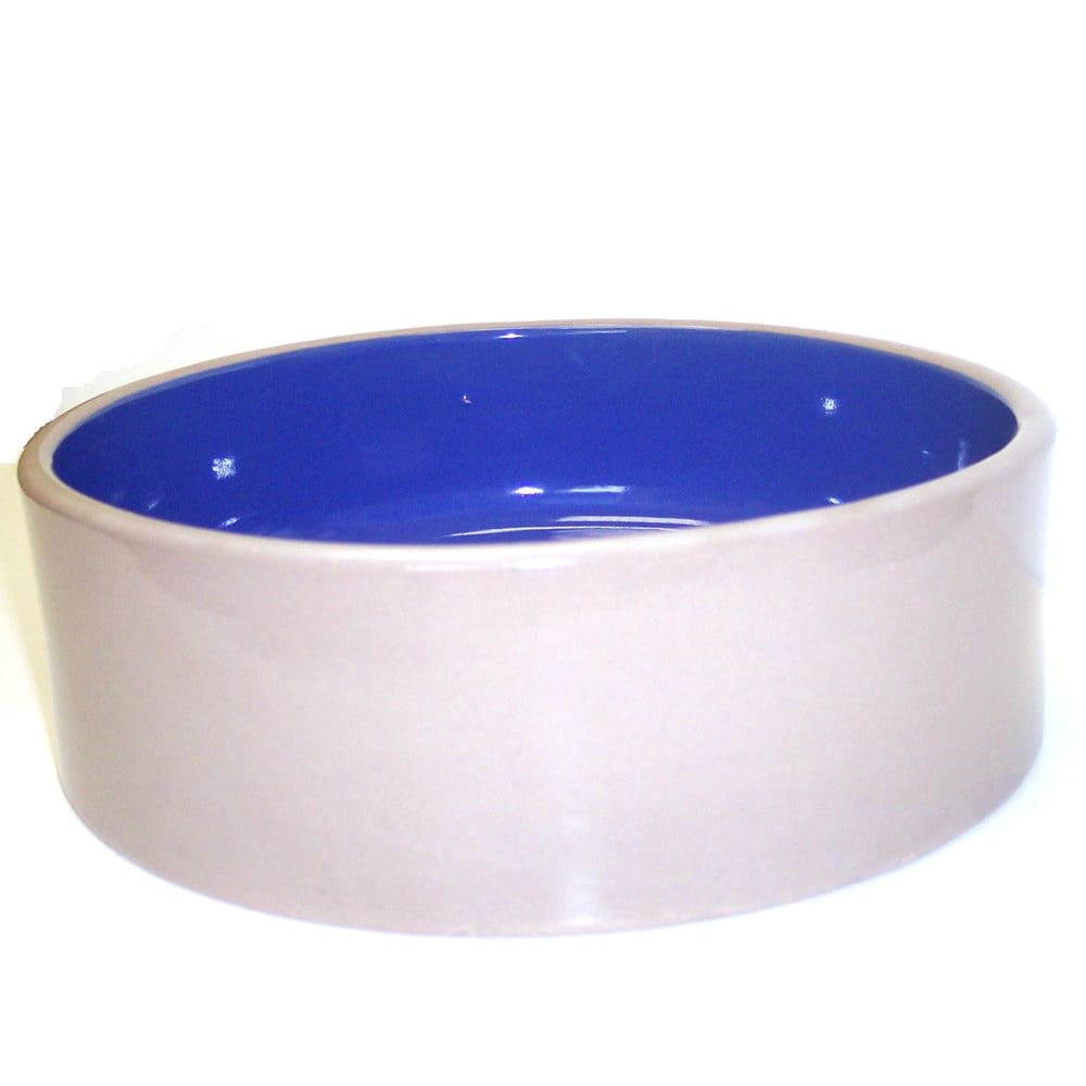 Spot Standard Crock Dog Bowl Blue 9.5 in - Pet Supplies - Spot