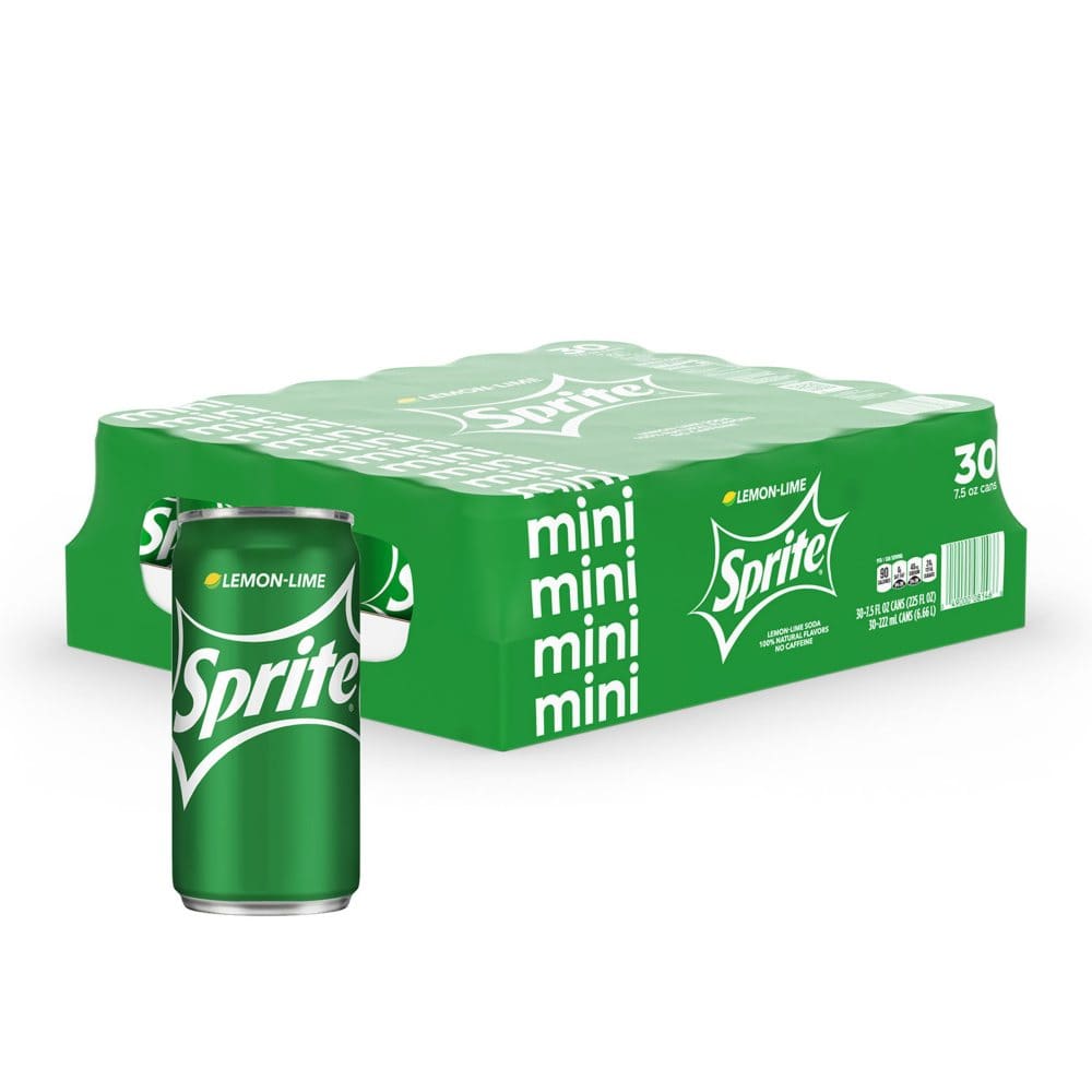 Sprite Mini Cans (7.5 fl. oz. 30 pk.) - Soda - Sprite Mini