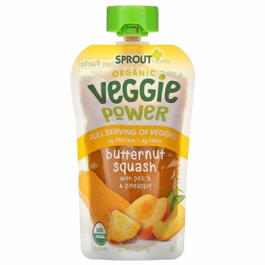 SPROUT SPROUT Baby Fd Btrnut Pch Pnapl, 4 oz
