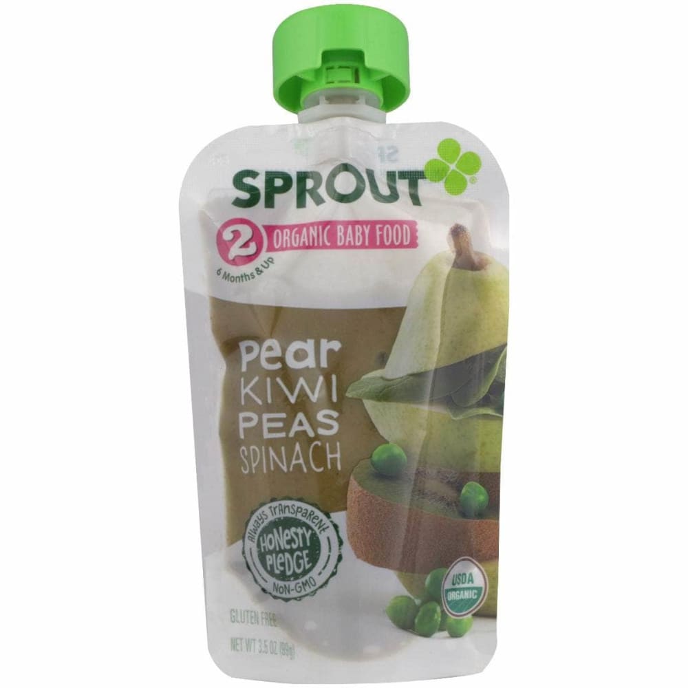 SPROUT SPROUT Baby Fd Pr Kwi Peas Spnch, 3.5 oz