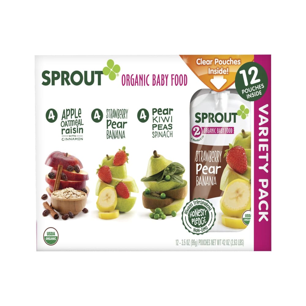 Sprout Baby Food Variety Pack 12 ct. - Sprout