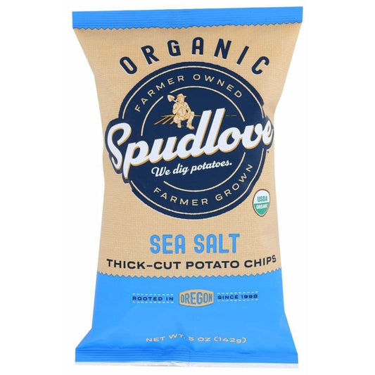 SPUDLOVE Spudlove Chips Potato Sea Salt, 5 Oz