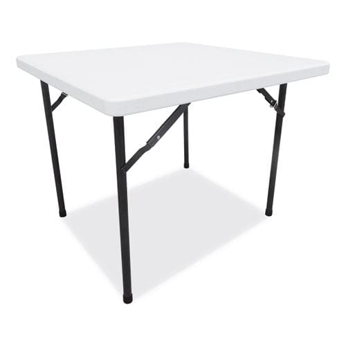 Square Plastic Folding Table 36w X 36d X 29.25h White - Furniture - Alera®