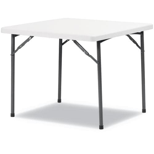 Square Plastic Folding Table 36w X 36d X 29.25h White - Furniture - Alera®