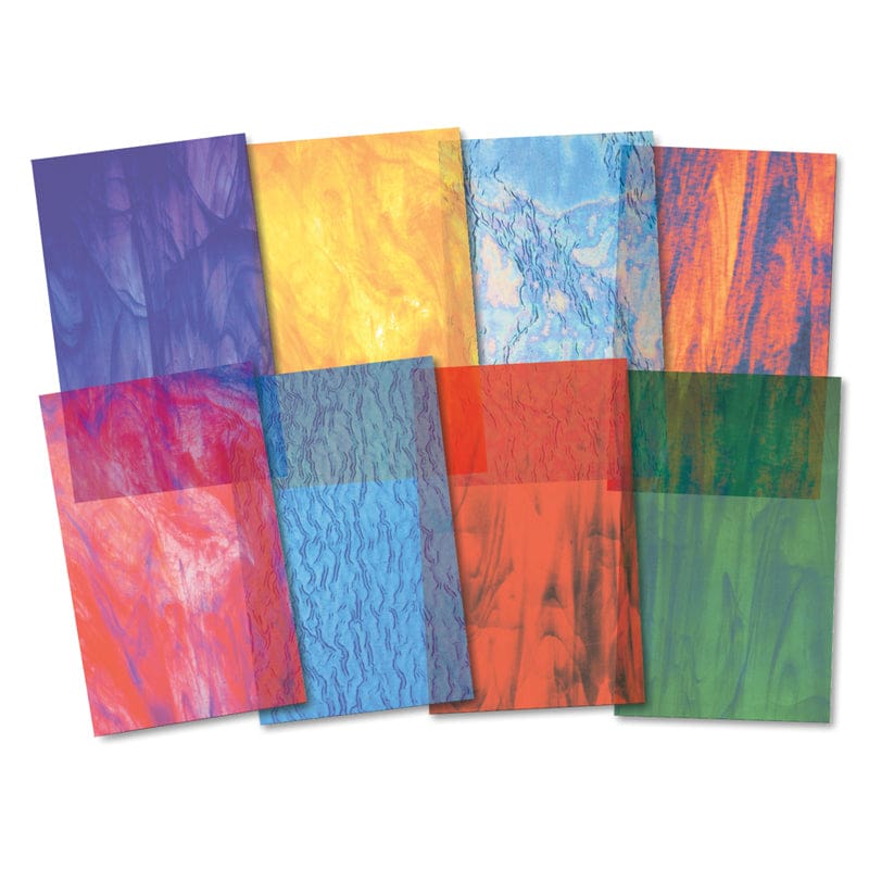 Stained Glassine Paper (Pack of 6) - Craft Paper - Roylco Inc.