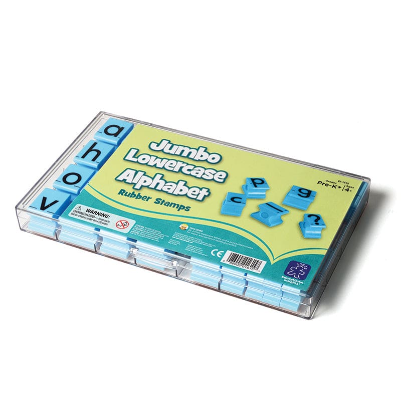 Stamps Jumbo Lowercase Gr Pk & Up - Stamps & Stamp Pads - Learning Resources