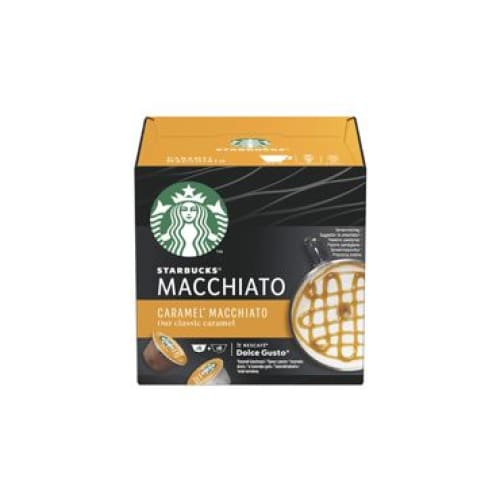Starbucks Caramel Macchiato Coffee Dolce Gusto Capsules 8 pcs. - STARBUCKS BY DOLCE GUSTO