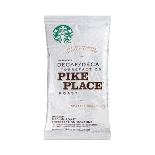 Starbucks Coffee Pike Place Decaf 2.7 Oz Packet 72/carton - Food Service - Starbucks®