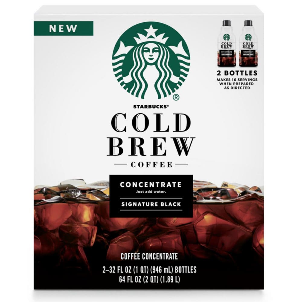 Cold Brew Powder Starbucks Cold Brew Signature Black Medium Roast Coffee Concentrates ...