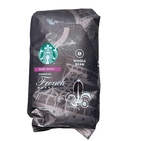 Starbucks Starbucks French Roast, Whole Bean Coffee, Dark Roast, 28 oz