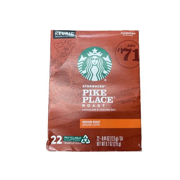 Starbucks Starbucks Keurig Genuine K-Cup Pods, Multiple Choice Flavor, 22 Count