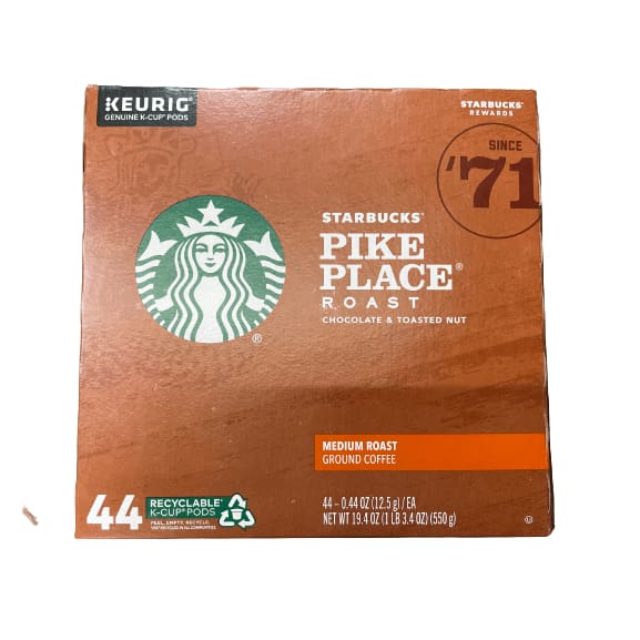 Starbucks Starbucks Keurig K-Cup Pods Coffe, Multiple Choice Flavor, 44 Count