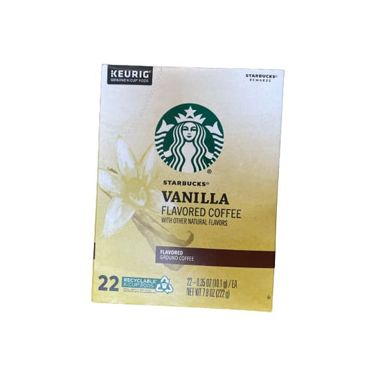 Starbucks Vanilla Flavored Coffee K-Cup Coffee Pods Naturally Flavored 22 ct - Starbucks