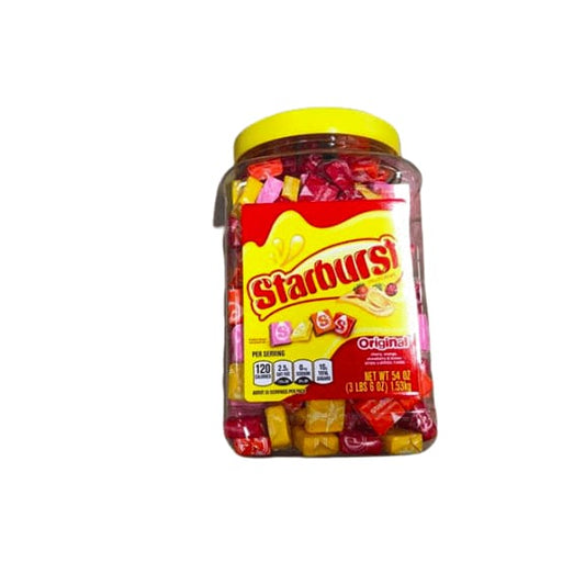 STARBURST Original Fruit Chew Candy 54-Ounce Party Size Jar - ShelHealth.Com