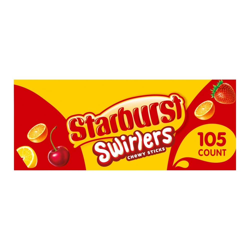 Starburst Swirlers Chewy Candy Sticks 105 ct. - Starburst