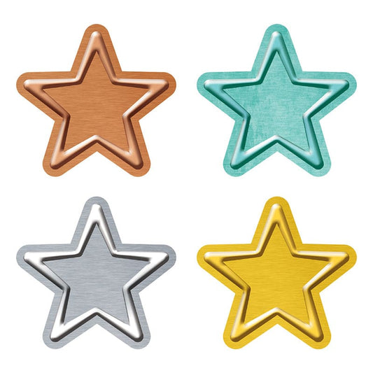 Stars Mini Accents Variety Pk I Love Metal (Pack of 10) - Accents - Trend Enterprises Inc.