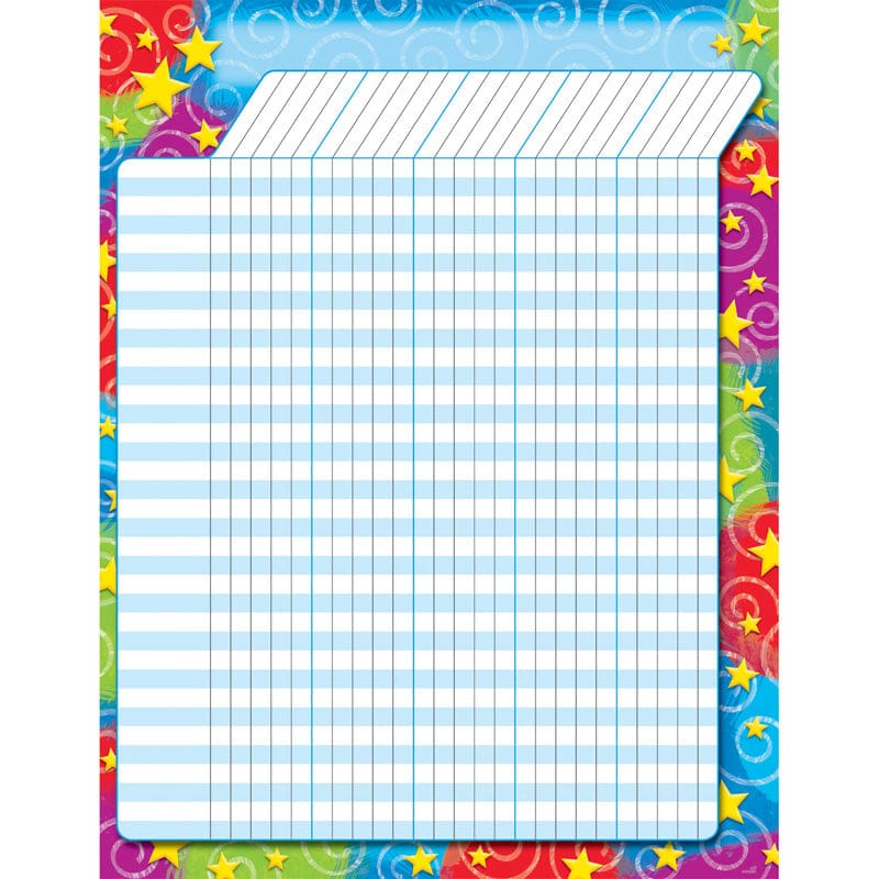 Stars N Swirls Incentive Chart (Pack of 12) - Incentive Charts - Trend Enterprises Inc.