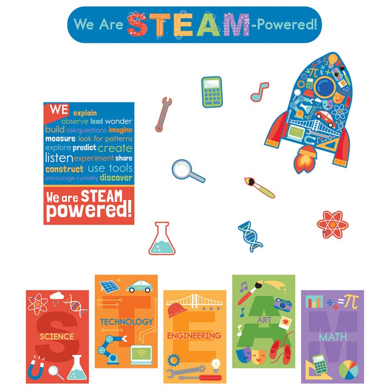 Steam Bulletin Board Set (Pack of 3) - Science - Carson Dellosa Education
