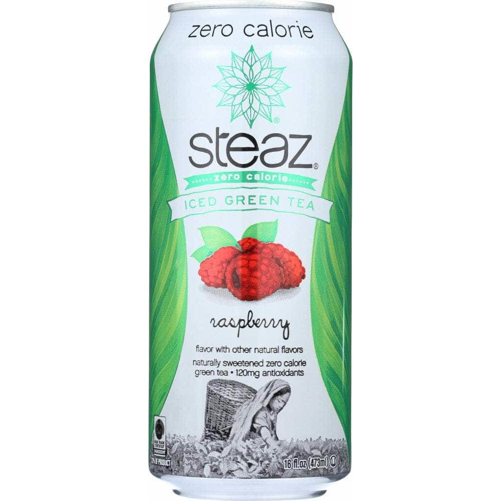 STEAZ STEAZ Zero Calorie Iced Green Tea Raspberry, 16 Oz