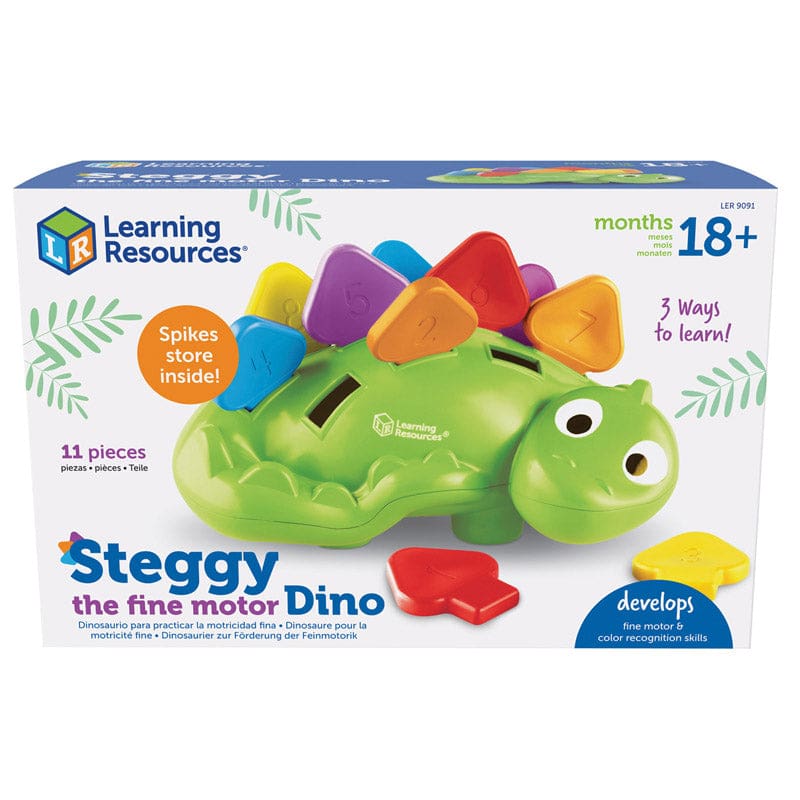 Steggy The Fine Motor Dino (Pack of 2) - Gross Motor Skills - Learning Resources