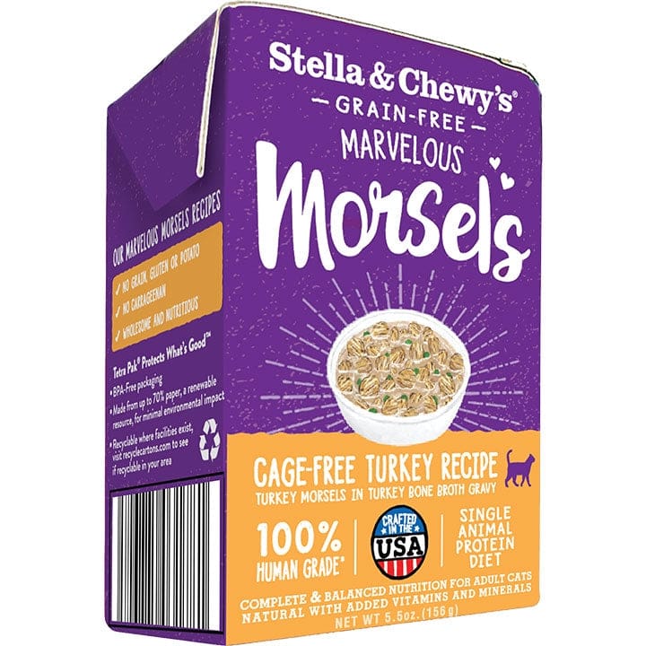 Stella and Chewys Cat Marvelous Morsels Turkey 5.5Oz (Case Of 12) - Pet Supplies - Stella and Chewys