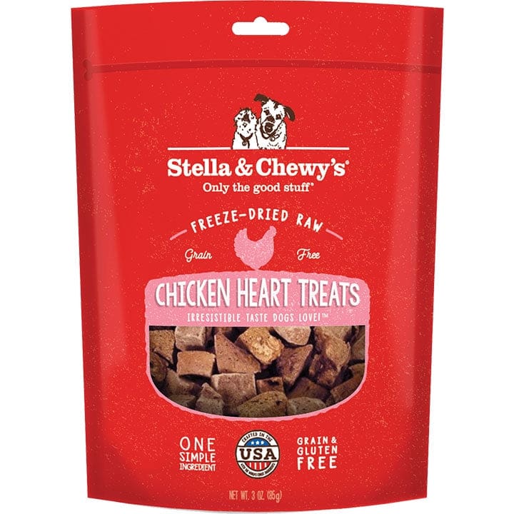 Stella and Chewys Dog Freeze-Dried Treat Chicken Hearts 11.5Oz - Pet Supplies - Stella and Chewys