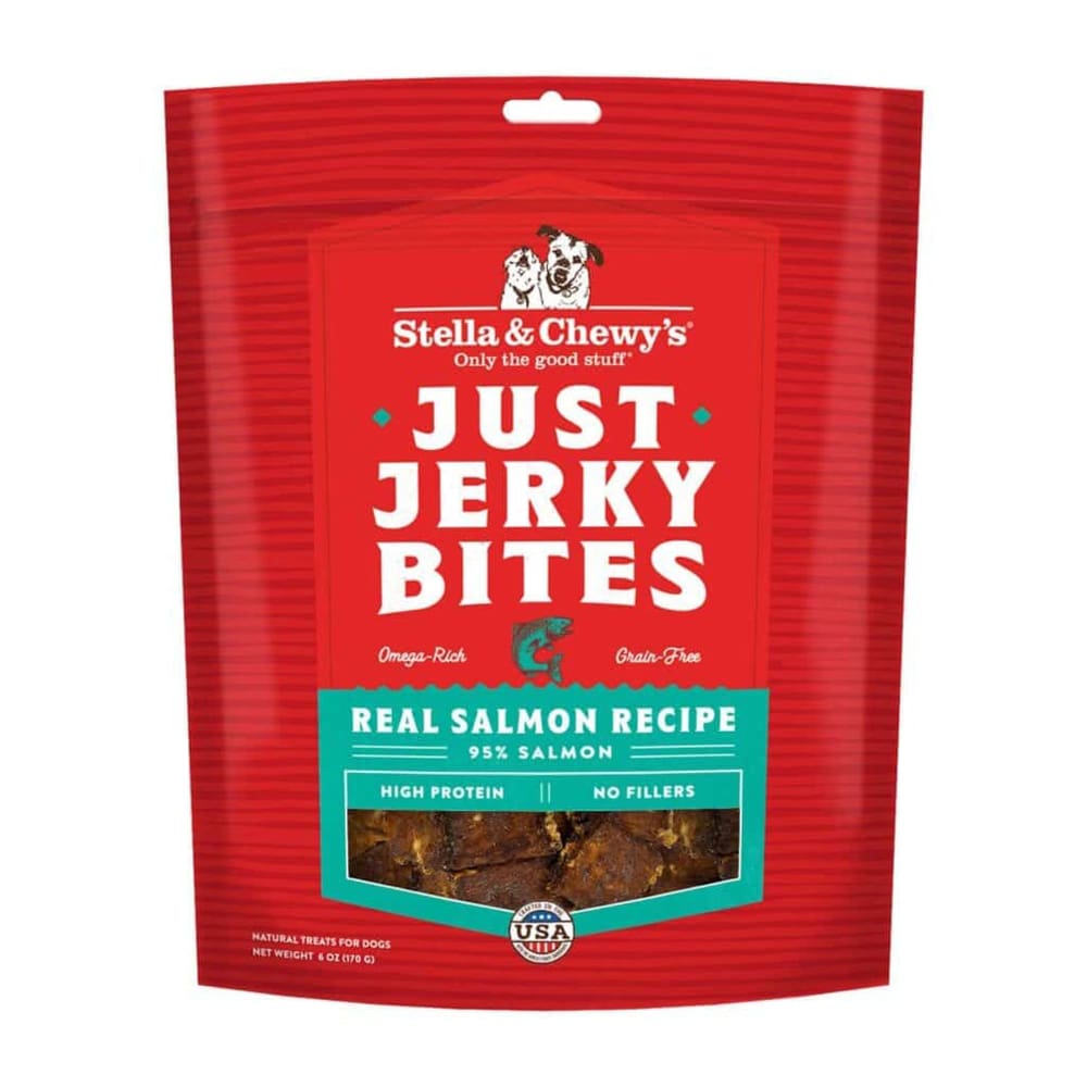 Stella and Chewys Dog Just Jerky Grain Free Salmon 6Oz - Pet Supplies - Stella and Chewys