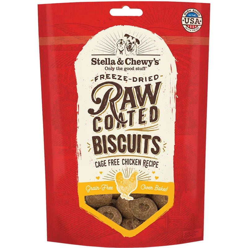 Stella and Chewys Dog Raw Coated Biscuits Chicken 9Oz - Pet Supplies - Stella and Chewys