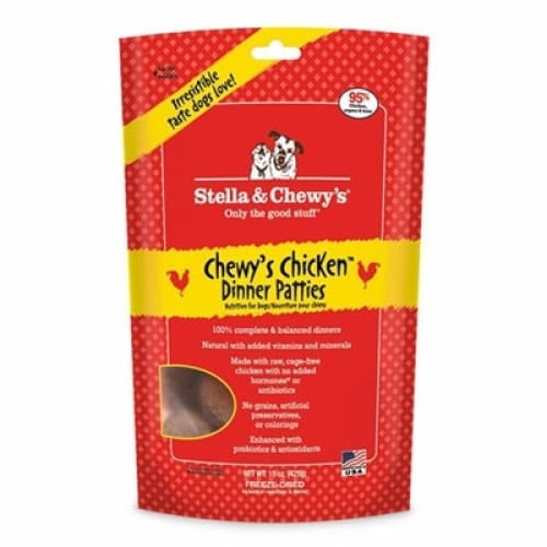 Stella and Chewys Freeze Dried Dog Food Chicken Dinner Patties 5.5 Oz - Pet Supplies - Stella and Chewys