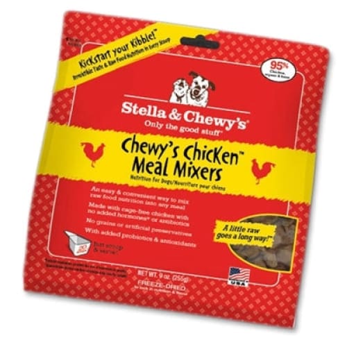 Stella and Chewys Freeze Dried Dog Food Mixers Chicken 8Oz - Pet Supplies - Stella and Chewys