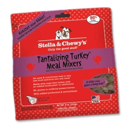Stella and Chewys Freeze Dried Dog Food Mixers Turkey 8Oz - Pet Supplies - Stella and Chewys
