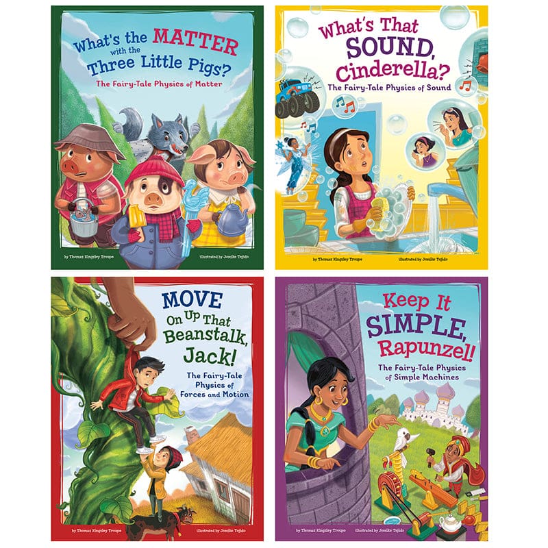 Stem Twisted Fairy Tales Set Of 4 Books - Classroom Favorites - Capstone / Coughlan Pub