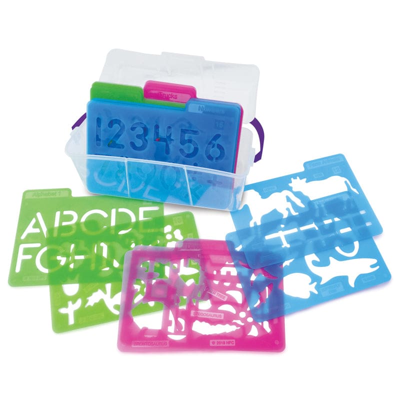 Stencil Mill 24/Pk In Plastic Box (Pack of 2) - Stencils - Primary Concepts Inc