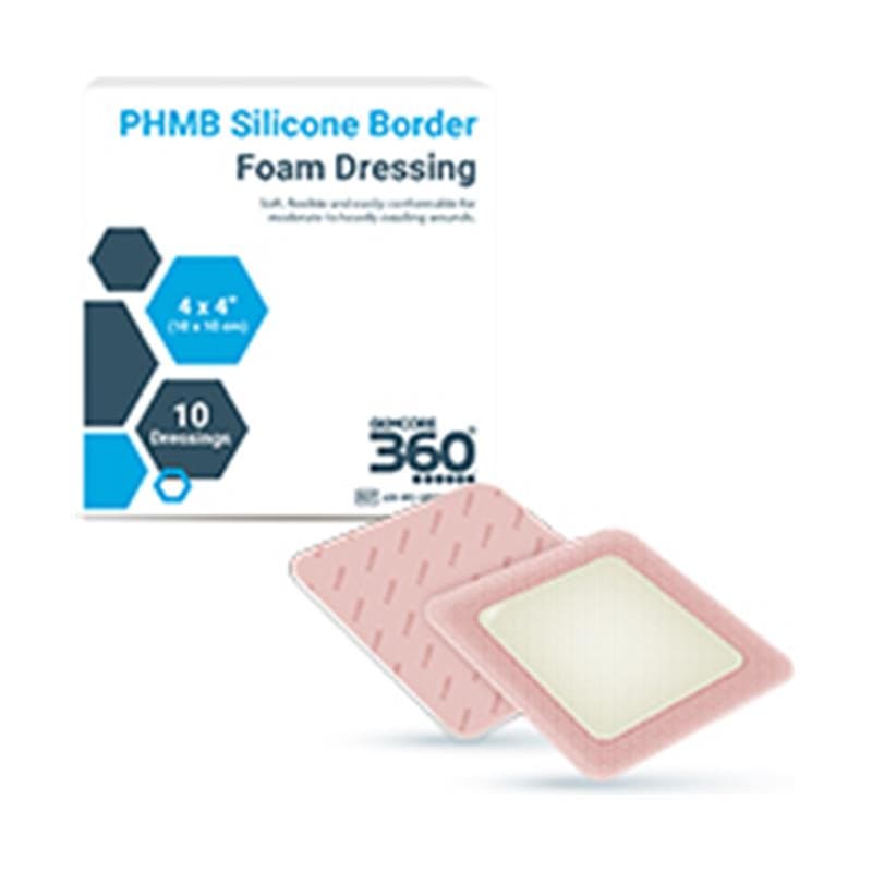 Steris Phmb Foam Border Dressing 4 X 4 ShelHealth