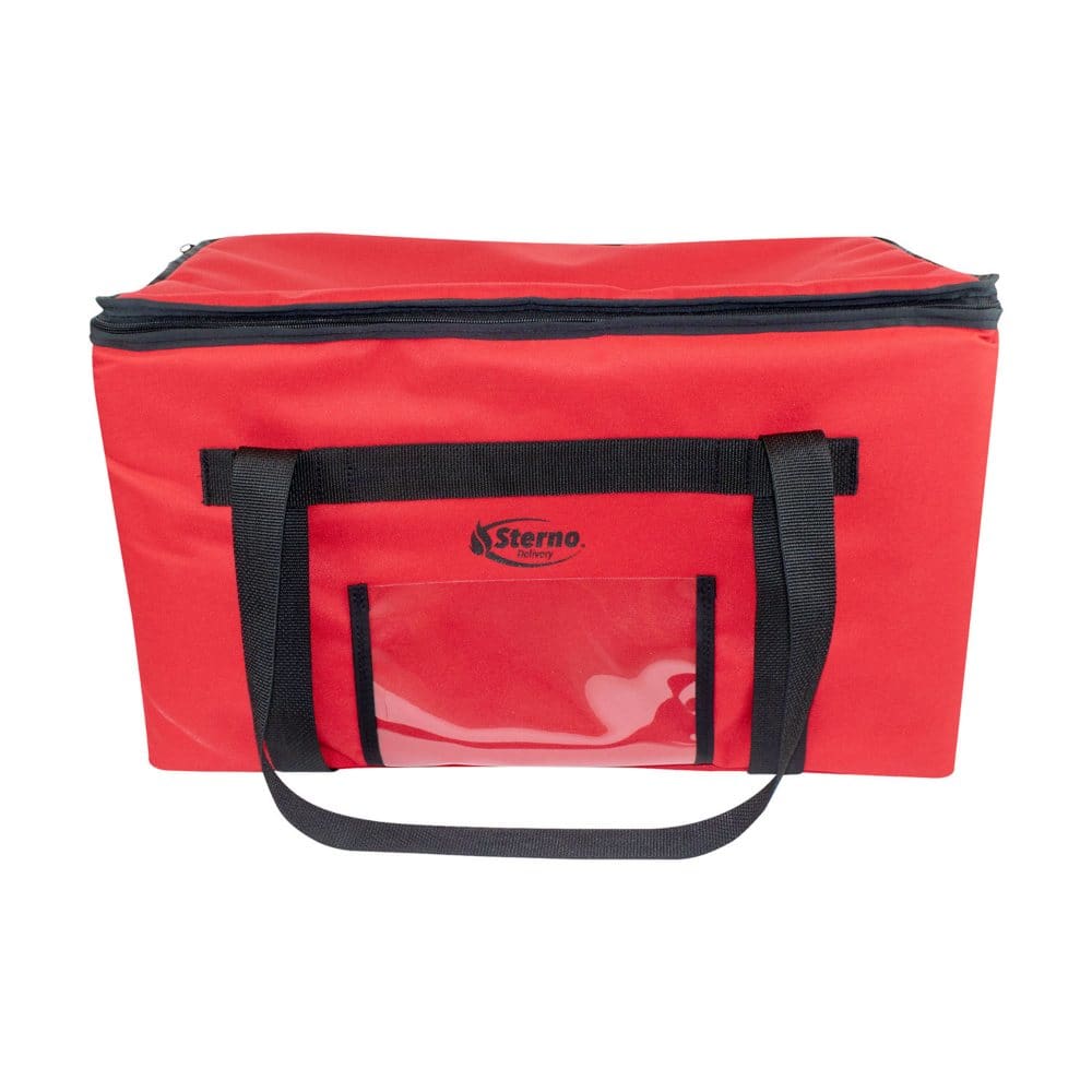 Sterno Red Delivery Leak-Proof Insulated Food Carrier Bag - Food Storage & Kitchen Organization - Sterno