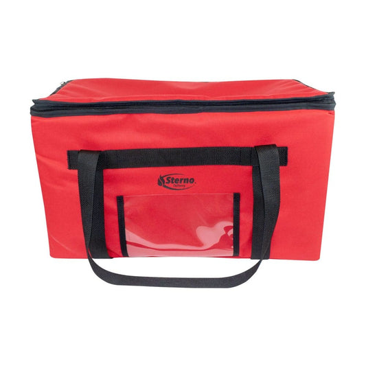 Sterno Red Delivery Leak-Proof Insulated Food Carrier Bag - Food Storage & Kitchen Organization - Sterno