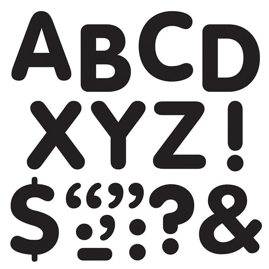 Stick-Eze 2In Letters & Marks Black (Pack of 10) - Letters - Trend Enterprises Inc.