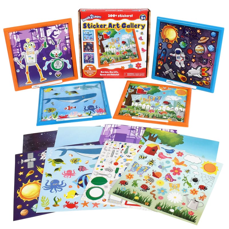 Sticker Art Gallery Kit (Pack of 2) - Art & Craft Kits - Learning Advantage