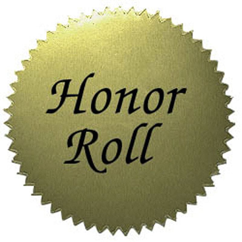 Stickers Gold Honor Roll 50/Pk 2 Diameter (Pack of 12) - Awards - Flipside