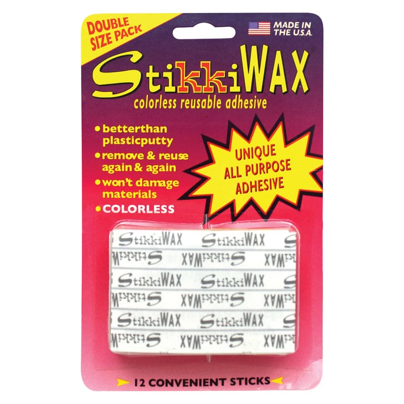 Stikkiwax Pack Of 12 Sticks (Pack of 8) - Adhesives - Fpc Corporation