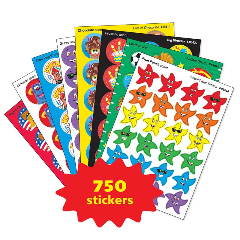 Stinky Stickers Var Pack - Stickers - Trend Enterprises Inc.